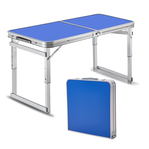 axGear Portable Camping Table Foldable Picnic Desk Aluminum Outdoor Dining 4Ft