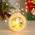 thumbnail image 3 of RV Adornos navideños Velas LED Adornos navideños Adornos de muñeco de nieve anciano (estilo B) Sailing Electrónica, 3 of 4