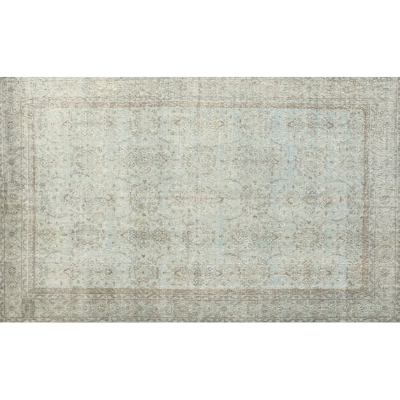 Ahgly Company Indoor Rectangle Traditional Gray Persian Area Rugs, 3' x 5'