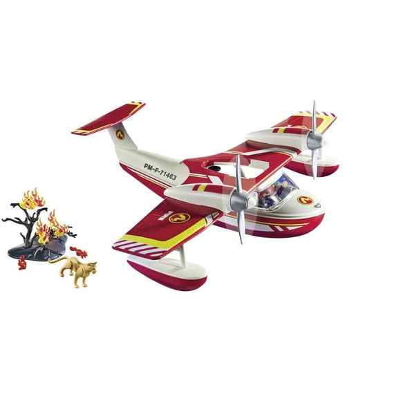 Playmobil Hydravion avec pompier