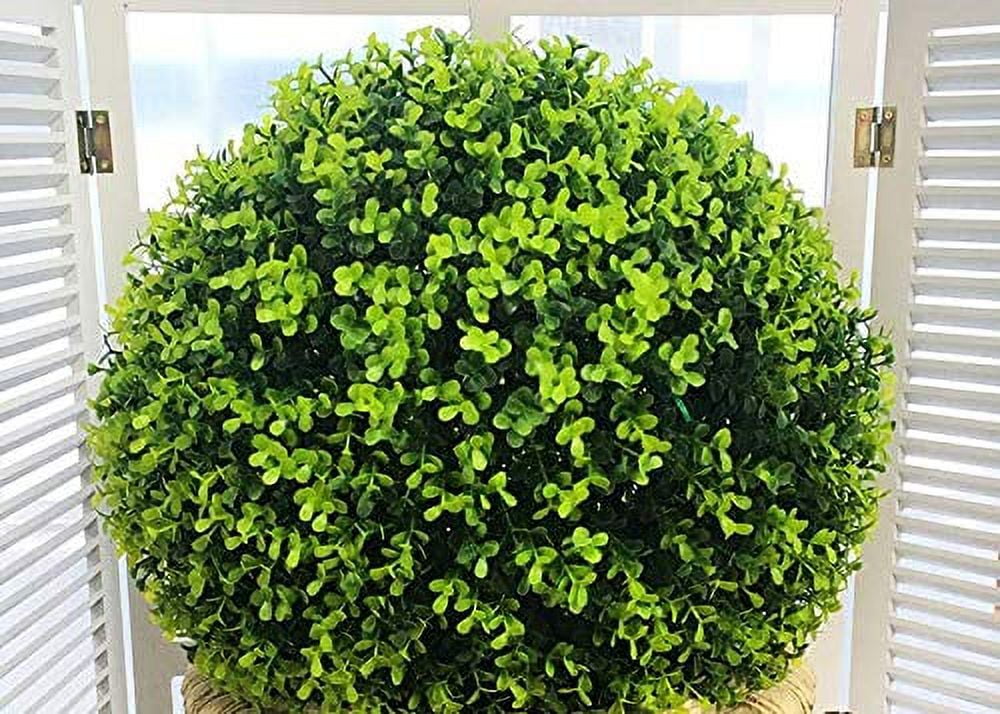 WPYST 1.9 Feet Artificial Topiary Plant Balls Faux Greenery i生け花を習うPotted Bonsai KT00204