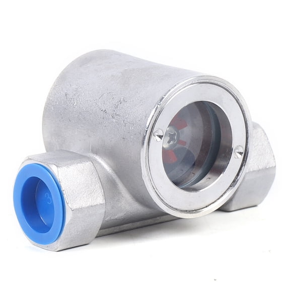 3/4" NPT Sight Water Flow Indicator W/ Plastic Impeller Stainless Steel 304