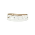 thumbnail image 1 of Unique Bargains Ceintures Fines à la Taille pour Femmes Rectangle Boucle à Ardillon Ceinture Mince en Cuir pour Pantalon Robe, 1 of 4