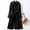 Black, variant on Trench Coat For Women 2023 Winter Coats For Women Trench Windbreaker Fit Coat Solid Long Slim Jacket Womens Winter Coats Beige M