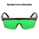 thumbnail image 1 of Gafas de seguridad protectoras Ecomeon Gafas de visibilidad láser Verde, 1 of 4