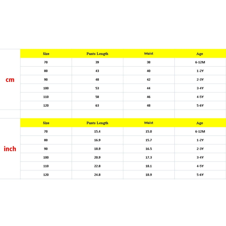 Forever 21 pants size chart 2025