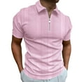 thumbnail image 1 of YDLCAFD Chemise à Manches Longues pour Hommes Quatre Saisons Mode Décontractée Design à Rayures Contrastées Col à Revers Boutons, 1 of 8