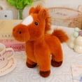 thumbnail image 4 of Lifelike Horse Stuffed Animal Plush Toys Super Realistic Pony Plush Toys Classic Birthday Gifts, 4 of 4
