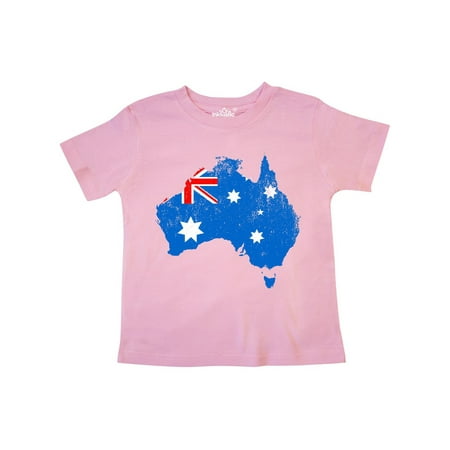 

Inktastic Aussie Map Flag Gift Toddler Boy or Toddler Girl T-Shirt