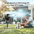thumbnail image 6 of Dr. Prepare Standing Fan for Home, 16-34" Adjustable Height Oscillating Fan with Misting system, 6 of 10