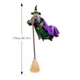 thumbnail image 3 of 66.9 Inch Halloween Decorations Outdoor - Animated Hovering Witch Animatronics - Sound & Touch Activated Sensor - Animatronic Scary Props House Decor for Garden Yard Lawn Outside Indoor Decoration, 3 of 9