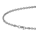 thumbnail image 4 of 14k White Gold 3Mm Forsantina Chain Necklace 18", 4 of 4