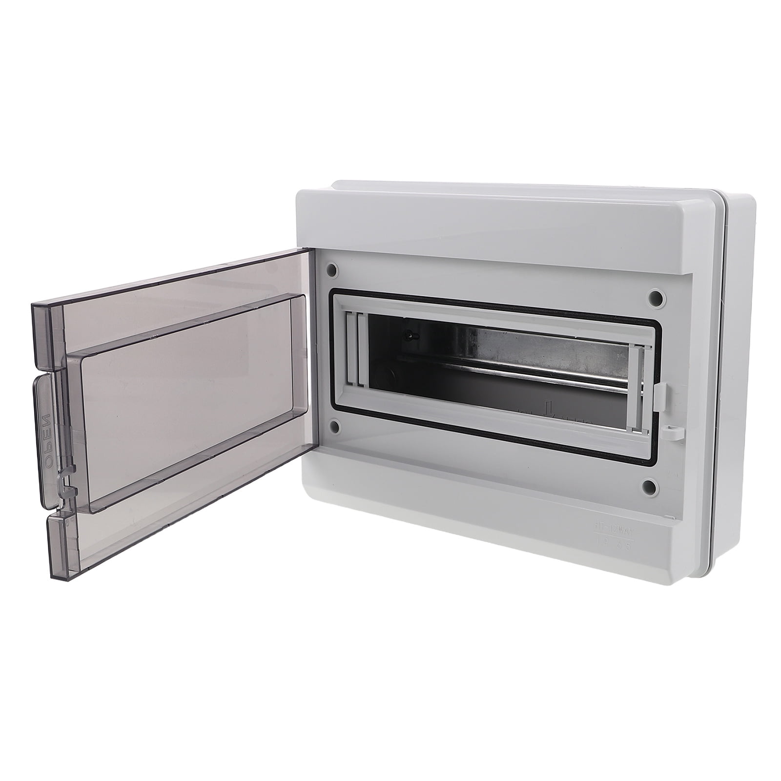 WEUVEB Outdoor Electrical Distribution Box, Plastic, Compact Design Ideal for High Humidity and Weather-Resistant Use