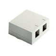 thumbnail image 2 of Surface Mount Box, 2-Port, Ivory (M10), 2 of 2