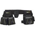 thumbnail image 2 of TOUGHBUILT - CARPENTER TOOL BELT WITH POCKETS AND 2 HAMMER HOLDERS - BLACK, 2 of 5