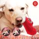 thumbnail image 3 of Juguete indestructible para perros grandes, juguetes para masticar para perros, juguete de cepillo de dientes de goma casi indestructible para mascotas medianas y grandes (rojo) JM, 3 of 5