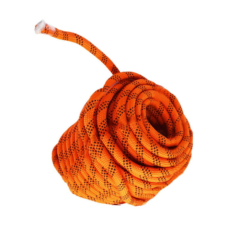 Nylon Pulling Rope, 1/2 x 100 FT Double Braid Polyester Rope, 6000LBS  Breaking Strength High Force Polyester Resistant UV Resist for Arborist  Gardening Marine 