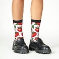 thumbnail image 4 of Fuzoiu Hand Drawn Tomatoes Print Kids Socks For Boys Girls,Grip Crew Socks with Non Slip,Lightweight Stretch Crew Socks,Toddlers Crew Boot Socks, 4 of 5