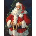 thumbnail image 2 of Comish, Susan 12x14 Gold Ornate Wood Framed with Double Matting Museum Art Print Titled - Ho Ho Ho, 2 of 4