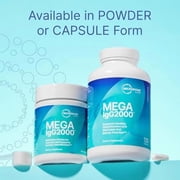 Microbiome Labs Mega IgG2000 Gut Health Powder for Women, Men & Kids 2+ IgG Immunoglobulin Supplement for Digestive Health Support - Dairy-Free Bovine Colostrum Supplement Alternative 2.1 Ounces