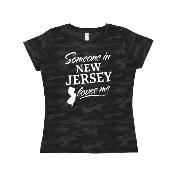 Inktastic Someone in New Jersey Loves Me Women's T-Shirt