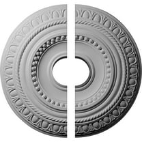 15 3/4"OD x 3 1/2"ID x 1 3/8"P Artis Ceiling Medallion, Two Piece (Fits Canopies up to 6 7/8")