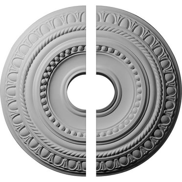 15 3/4"OD x 3 1/2"ID x 1 3/8"P Artis Ceiling Medallion, Two Piece (Fits Canopies up to 6 7/8")