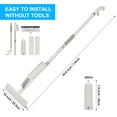 thumbnail image 6 of Window Squeegee Extendable,AGPTEK 2 in 1 Window Cleaning Tools with Long Handle Spray Scrubber Window Washer for Home House Outdoor Glass, 6 of 9