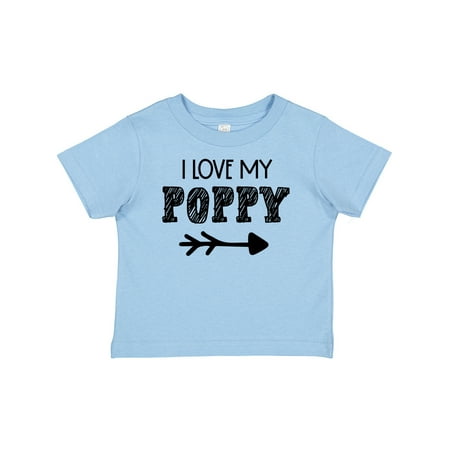 

Inktastic I Love My Poppy with Arrow Gift Baby Boy or Baby Girl T-Shirt