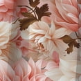thumbnail image 3 of Designart "Graceful Blossoming Of Pink And White Carnations" Floral Blackout Curtain Single Panel, 3 of 4