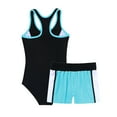 thumbnail image 2 of inhzoy Kids Girls 2 Piece Tankini Set Rash Guard One-piece Swimsuit, 2 of 8