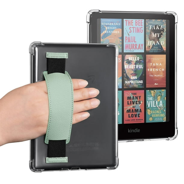 Funda para tablet IdleHands Clear de 7 pulgadas, ultradelgada, de TPU, color verde