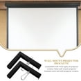 thumbnail image 2 of Shisuyan 2pcs Projector Screen Bracket L Bracket Projector Wall Mount Projector Bracket with Hook, 2 of 9
