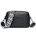 thumbnail image 1 of Bolso bandolera mujer pequeño multibolsillos bandolera gris con 3 correas de hombro intercambiables, 1 of 6