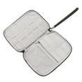 thumbnail image 1 of Graflsoa Compact Travel Organizer for Electronics - Waterproof Nylon Pouch for Cables, Watches, SD Cards & More, Black/Grey, Portable Design with Multiple Compartments, 1 of 6