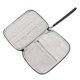 thumbnail image 1 of Organizador portátil para accesorios electrónicos: correas, cables, audífonos, relojes y más. Fabricado en nylon resistente al agua, con compartimentos elásticos y bolsillos de malla. Ideal para, 1 of 6