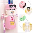 thumbnail image 5 of Portacepillos De Dientes Para Niños Con Taza, Lindos Dispensadores De Pasta De Dientes Manos Libres Estuche Exprimidor De Pasta De Dientes Automático De Dibujos Animados Para Niñ, 5 of 5