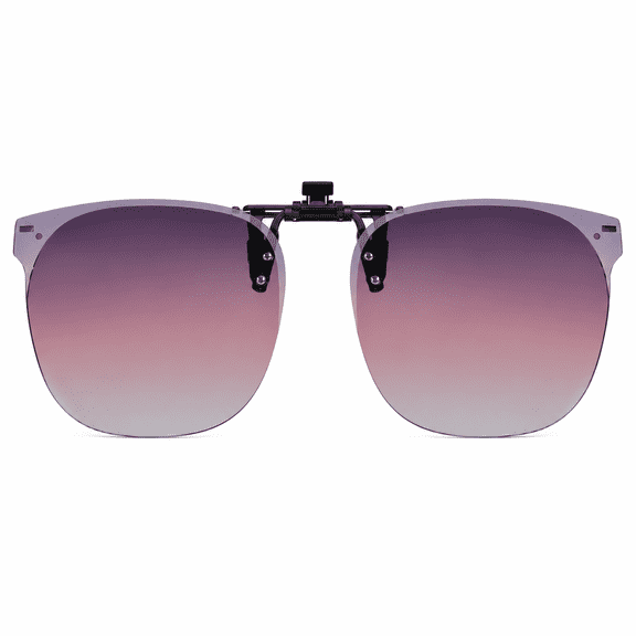 Elvoria Clip on Sunglasses Over Prescription Glasses Polarized Anti Glare Flip Up Uv Protection Glasses for Men Women