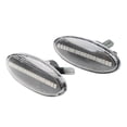 thumbnail image 5 of Dynamic Clear LED Side Marker Turn Signal Light Fit for Nissan Qashqai Juke for X-Trail, 5 of 5