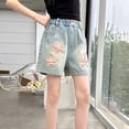 thumbnail image 4 of THJRPQJFD Soccer Shorts Girls Black Micro Shorts Shorts Size 8 6-9 Month Girl Clothes 9 Year Old Girl 7 Year Girl 3t-4t Girls Size 7 Clothes Black Skinny Jeans Cute Teen Clothes, 4 of 5