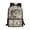 Beige Camo Bass Print, variant on Flame Football Science Print Kids School Backpack 17 Inch Spacious Bookbag with Built-in Laptop Slot Adjustable Straps for Middle School Students Daily Travel Daypack