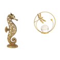 thumbnail image 1 of Estatua de resina,Estatua de resina para decoración del hogar,manualidades,oro,Escultura de oro,figura de resina,regalos decorativos.,Estatua de bola de cristal,Estatuas de bolas de cristal, 1 of 8
