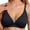 Black, variant on Women's Push Up Bra - Women's Mesh Jelly no no Underwire Top Adjustment Bra with A Comfort Bra, Strap Bras for Women,Color: Light Purple Size: S