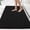 Black, variant on Bathroom Rugs Mat 72 x 24, Thick Soft Absorbent Chenille Bath Rugs, Rubber Backing Bath Mats for Bathroom Floor, Tub, Shower, Bedroom, Home Decor Accessories, Quick Dry Machine Washable, Beige