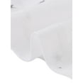 thumbnail image 5 of DARING DIVA Women's Plus Glitter Silver Star Sheer Crop Blouse 1X White, 5 of 6