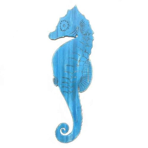 Handcrafted Nautical Decor Rustic Seahorse Wall D cor