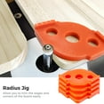 thumbnail image 3 of Corner Routing Templates, 4Pcs Radius Quick Jigs, CNC Processing Hard ABS Rounded Corners Router Bit Templates for Woodworking Routing, R5 R10 R15 R20 R25 R30 R35 R40, 3 of 8
