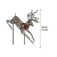 thumbnail image 4 of Light-Up Christmas Reindeer Outdoor Decoration – Weather-Resistant Holiday Yard Ornaments with LED Lights for Lawn, Garden, or Porch, 4 of 5