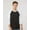 Noir/blanc, variante sur Tultex T-Shirt Raglan Unisexe en Jersey Fin