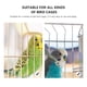 thumbnail image 4 of 20 cerraduras de acero inoxidable para jaulas de pájaros, cerraduras con hebilla para puerta de jaula de pájaros para mascotas., 4 of 8